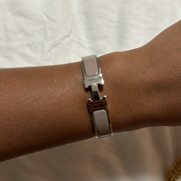 Hermēs CLIC H Bracelet - Marron Glacé - Picture 10 of 10